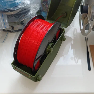 Hộp đựng nhựa in 3D (Filament Box) tiện lợi, giúp bảo quản nhựa tốt