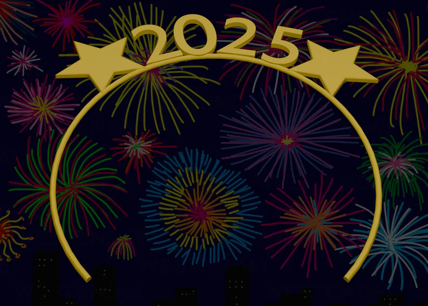 Bờm tóc đón năm mới 2025 – Phụ kiện in 3D độc đáo cho ngày Tết - Image 2