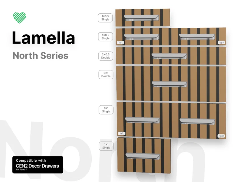 GEN2 Decor - Tấm ốp Lamella - Bộ sưu tập North Series - Image 2