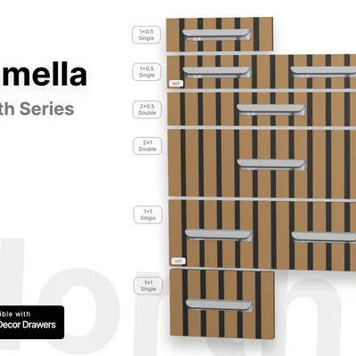 GEN2 Decor - Tấm ốp Lamella - Bộ sưu tập North Series