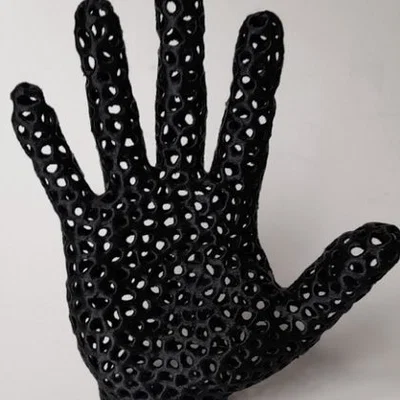 Bàn tay họa tiết Voronoi (Voronoi hand)