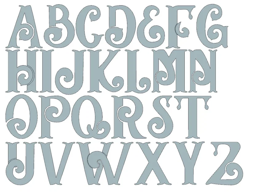 Chữ cái trang trí (Decorative Letters) - Image 3