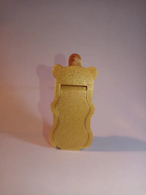 Móc khóa Gấu dẻo Print-in-Place có lẫy đóng mở và vòng xoay - Image 2