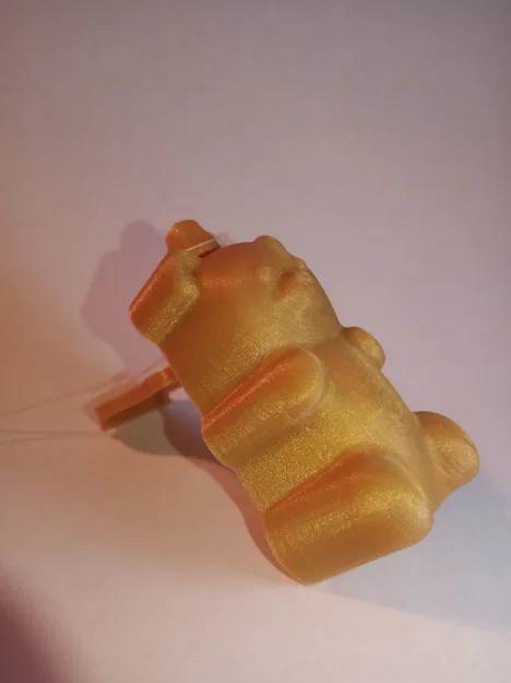 Móc khóa Gấu dẻo Print-in-Place có lẫy đóng mở và vòng xoay - Image 3