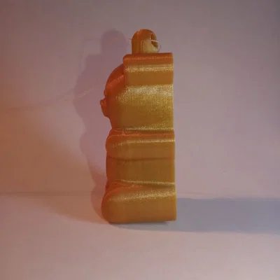 Móc khóa Gấu dẻo Print-in-Place có lẫy đóng mở và vòng xoay