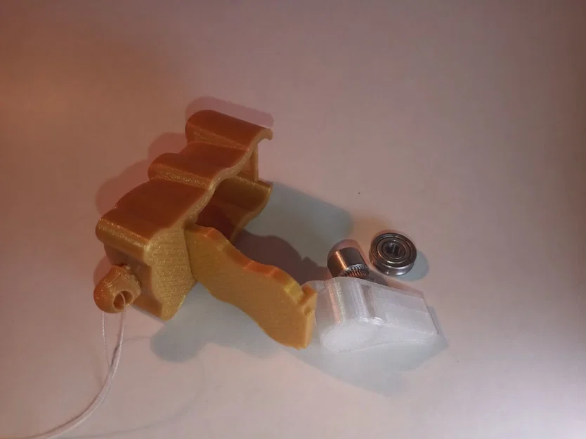 Móc khóa Gấu dẻo Print-in-Place có lẫy đóng mở và vòng xoay - Image 5