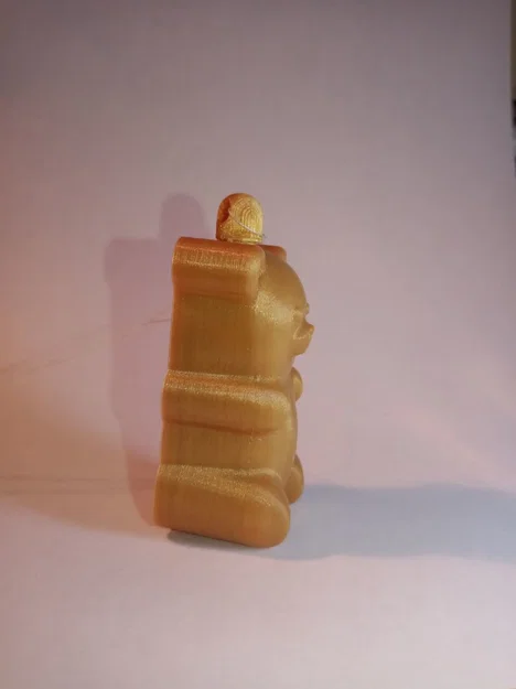 Móc khóa Gấu dẻo Print-in-Place có lẫy đóng mở và vòng xoay - Image 7