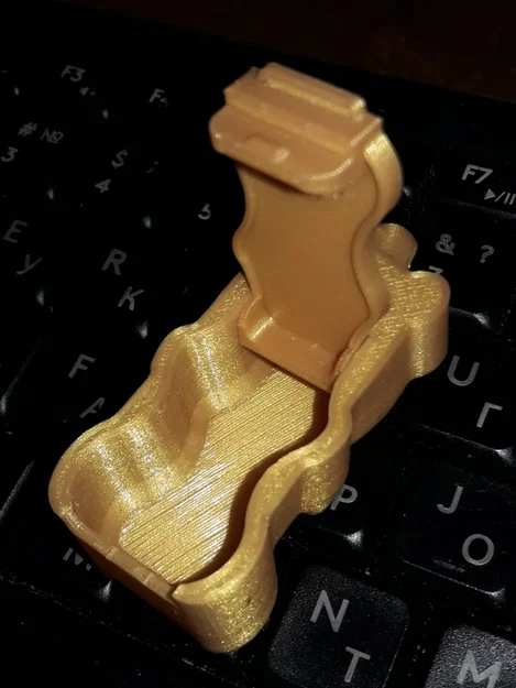 Móc khóa Gấu dẻo Print-in-Place có lẫy đóng mở và vòng xoay - Image 8