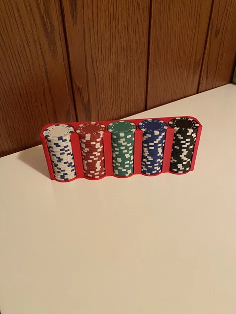 Khay đựng chip Poker 5 ngăn in 3D gọn gàng, tiện lợi - Image 4