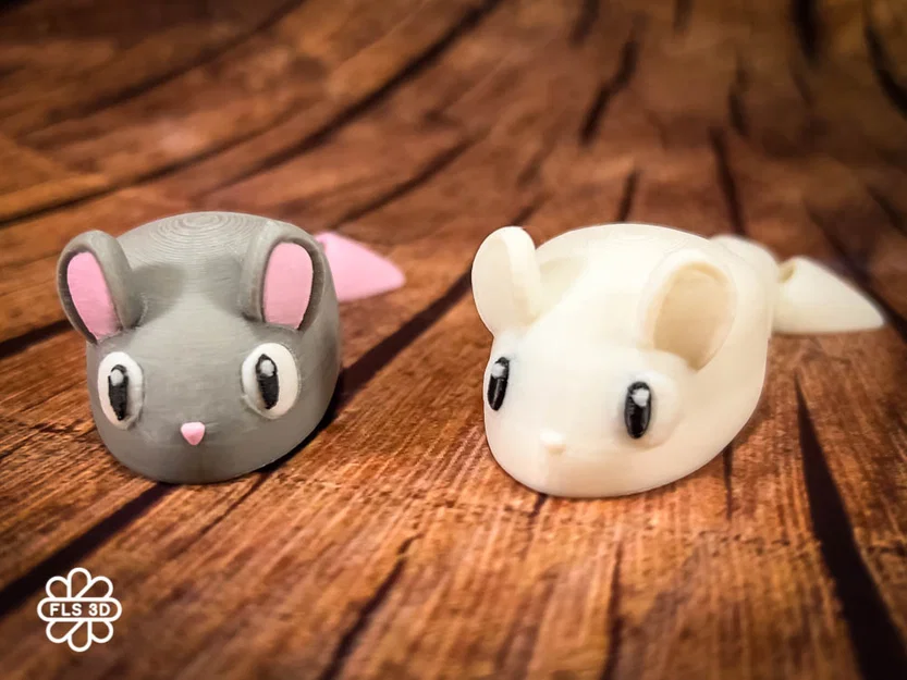 Mô hình chú chuột cử động linh hoạt Flexi Mouse 01 - Image 1