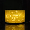 Mô hình Lithophane cảnh Chúa Giáng sinh - Thumbnail 1