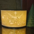 Mô hình Lithophane cảnh Chúa Giáng sinh - Thumbnail 3