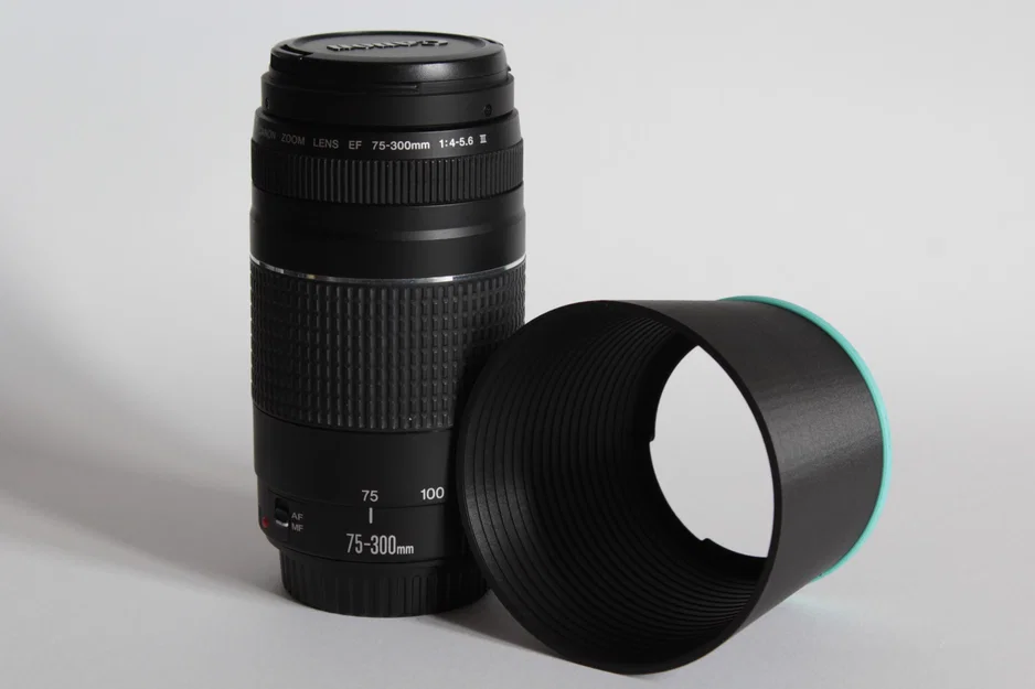 Loa che nắng (lens hood) dài cho ống kính CANON EF/EFS - 58 mm - Image 1