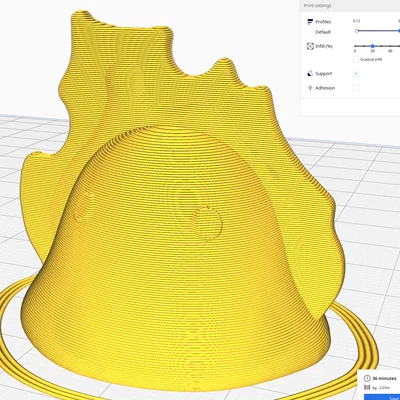 Fire Slime (Slime Rancher) - Mô hình in 3D