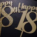 Topper trang trí bánh kem mừng sinh nhật 18 tuổi - Thumbnail 2