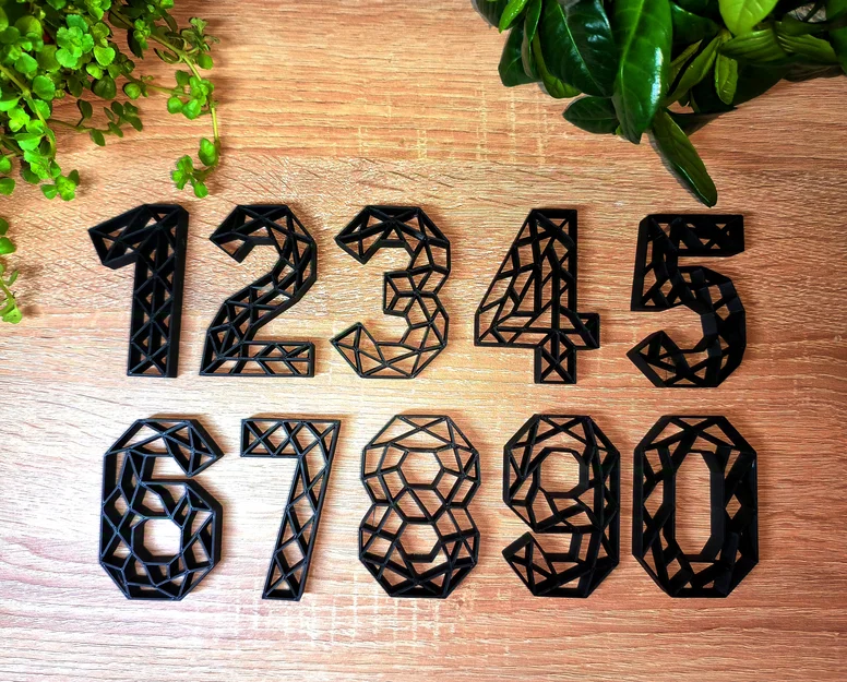 Bộ Chữ Số Hình Học (Geometric Numbers) - Image 1