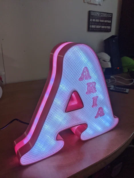 Chữ cái LED kích thước lớn - Image 1