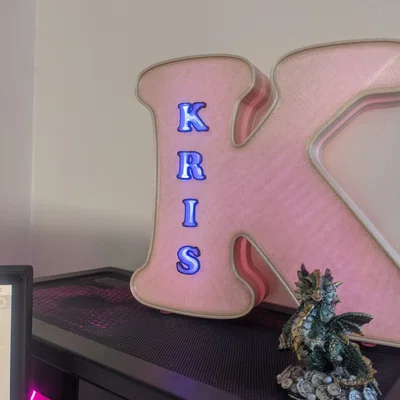 Chữ cái LED kích thước lớn