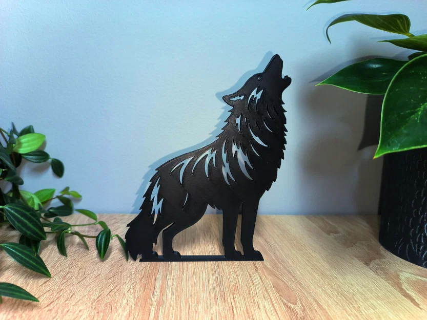 Mô hình trang trí Sói hú (Howling Wolf Decoration) - Image 1