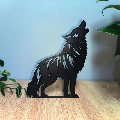 Mô hình trang trí Sói hú (Howling Wolf Decoration)