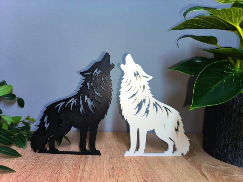 Mô hình trang trí Sói hú (Howling Wolf Decoration) - Image 2