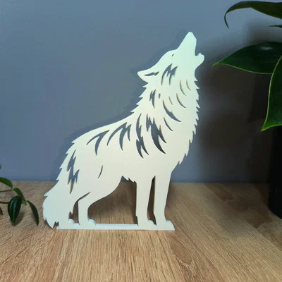 Mô hình trang trí Sói hú (Howling Wolf Decoration)