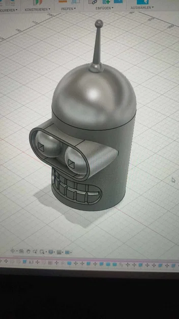 Nắp đậy móc kéo xe hơi hình robot Bender độc đáo - Image 1