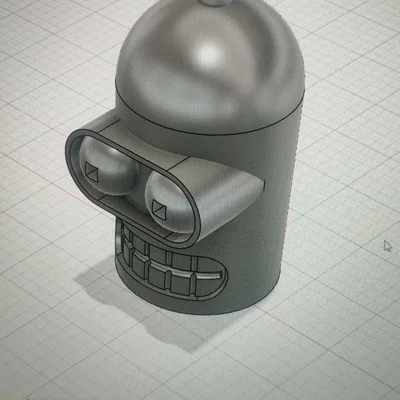 Nắp đậy móc kéo xe hơi hình robot Bender độc đáo