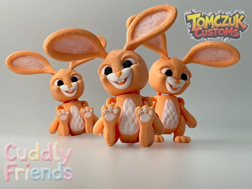 Cuddly Friends: Chú Thỏ Khớp Nối Đáng Yêu! - Image 1