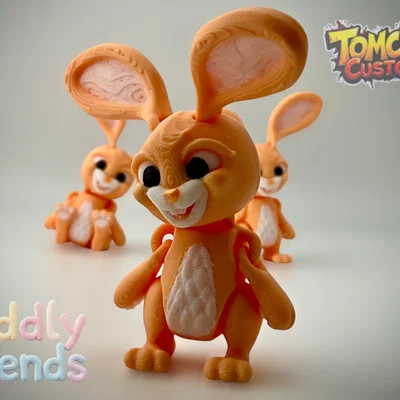 Cuddly Friends: Chú Thỏ Khớp Nối Đáng Yêu!