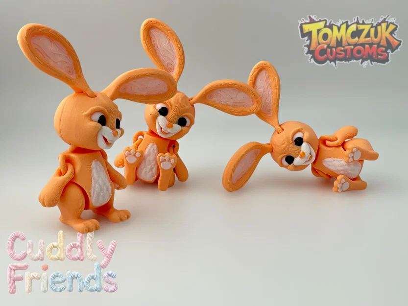 Cuddly Friends: Chú Thỏ Khớp Nối Đáng Yêu! - Image 3