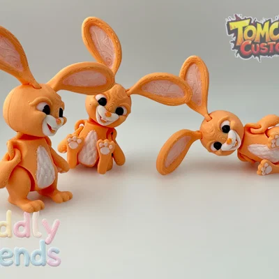 Cuddly Friends: Chú Thỏ Khớp Nối Đáng Yêu!