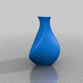 Bình hoa nghệ thuật in 3D: Thiết kế bất đối xứng hiện đại - Thumbnail 2