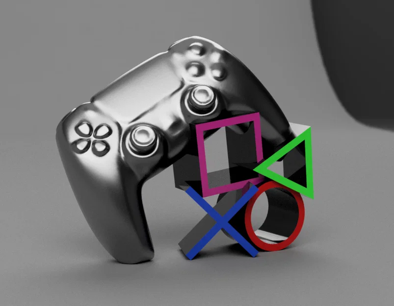 Giá đỡ tay cầm PS5 với biểu tượng PlayStation độc đáo - Image 1