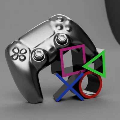 Giá đỡ tay cầm PS5 với biểu tượng PlayStation độc đáo