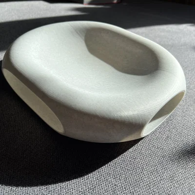 Mẫu in 3D tô rỗng nghệ thuật (Hollow Bowl) cho không gian hiện đại