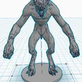 Mô hình Werewolf Witcher 3D cực ngầu cho fan sưu tầm - Thumbnail 2