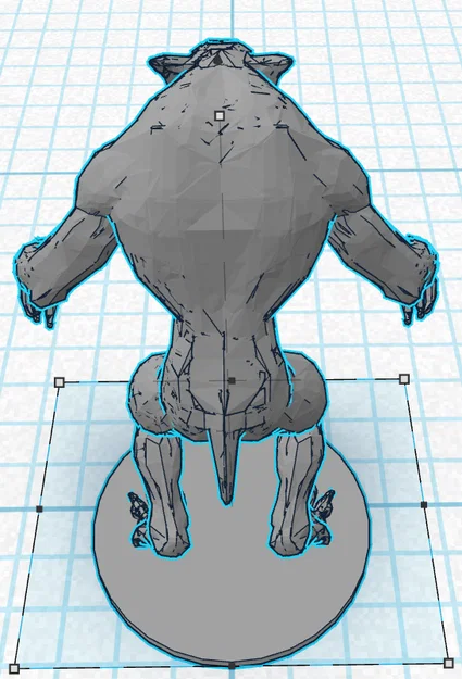 Mô hình Werewolf Witcher 3D cực ngầu cho fan sưu tầm - Image 4