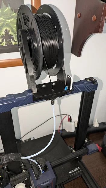 Giá đỡ cuộn nhựa và bộ lọc bụi cho Anycubic Kobra 2 Neo - Image 2