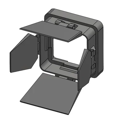 Bộ chắn sáng (Barn Doors) in 3D cho đèn Neewer RGB61