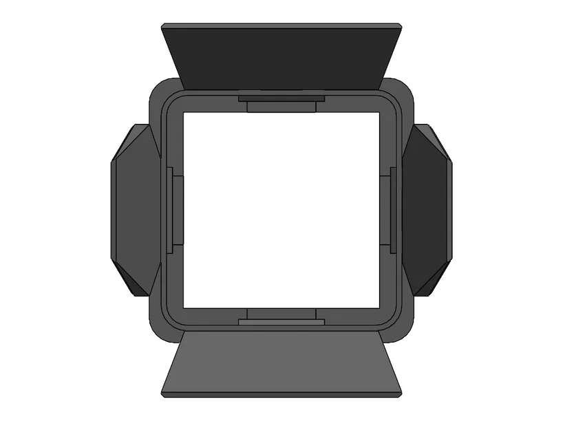 Bộ chắn sáng (Barn Doors) in 3D cho đèn Neewer RGB61 - Image 3