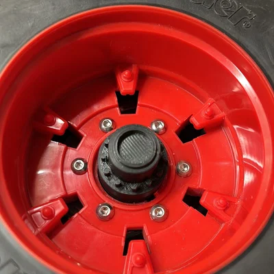 Cùm bánh xe (Radnabe) 6mm cho mô hình RC Bruder Fendt 1050