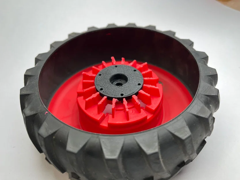 Cùm bánh xe (Radnabe) 6mm cho mô hình RC Bruder Fendt 1050 - Image 4