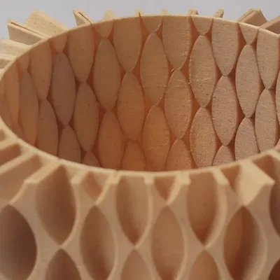 Ống cắm bút thiết kế họa tiết hữu cơ in 3D đẹp mắt