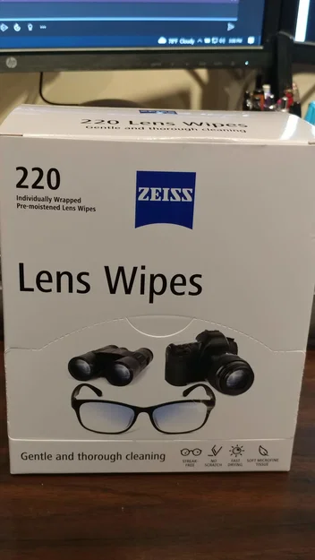 Khay đựng khăn lau kính Zeiss Lens Wipes - Phụ kiện 3D tiện lợi - Image 2