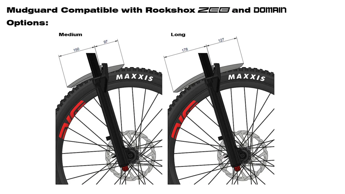 Chắn bùn cho phuộc Rockshox Zeb và Domain - Image 4