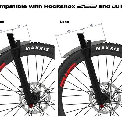 Chắn bùn cho phuộc Rockshox Zeb và Domain
