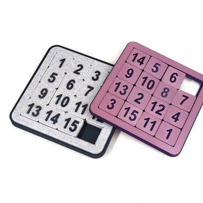 Mô hình 15 Puzzle hai mặt in một lần (Print in Place)