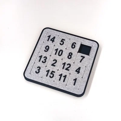 Mô hình 15 Puzzle hai mặt in một lần (Print in Place)
