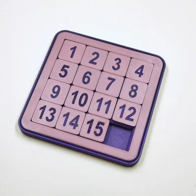 Mô hình 15 Puzzle hai mặt in một lần (Print in Place)